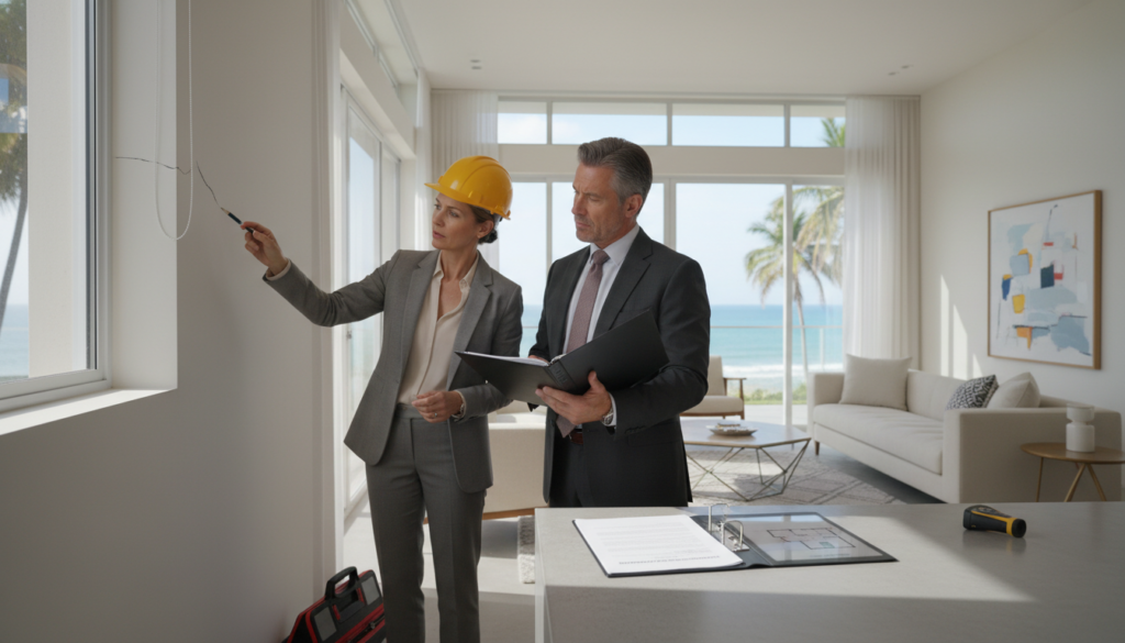 Inspeção de multipropriedade, vícios de construção, direitos do comprador, imóvel fracionado